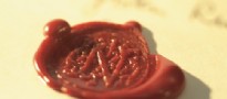 rotes Siegel von Notar